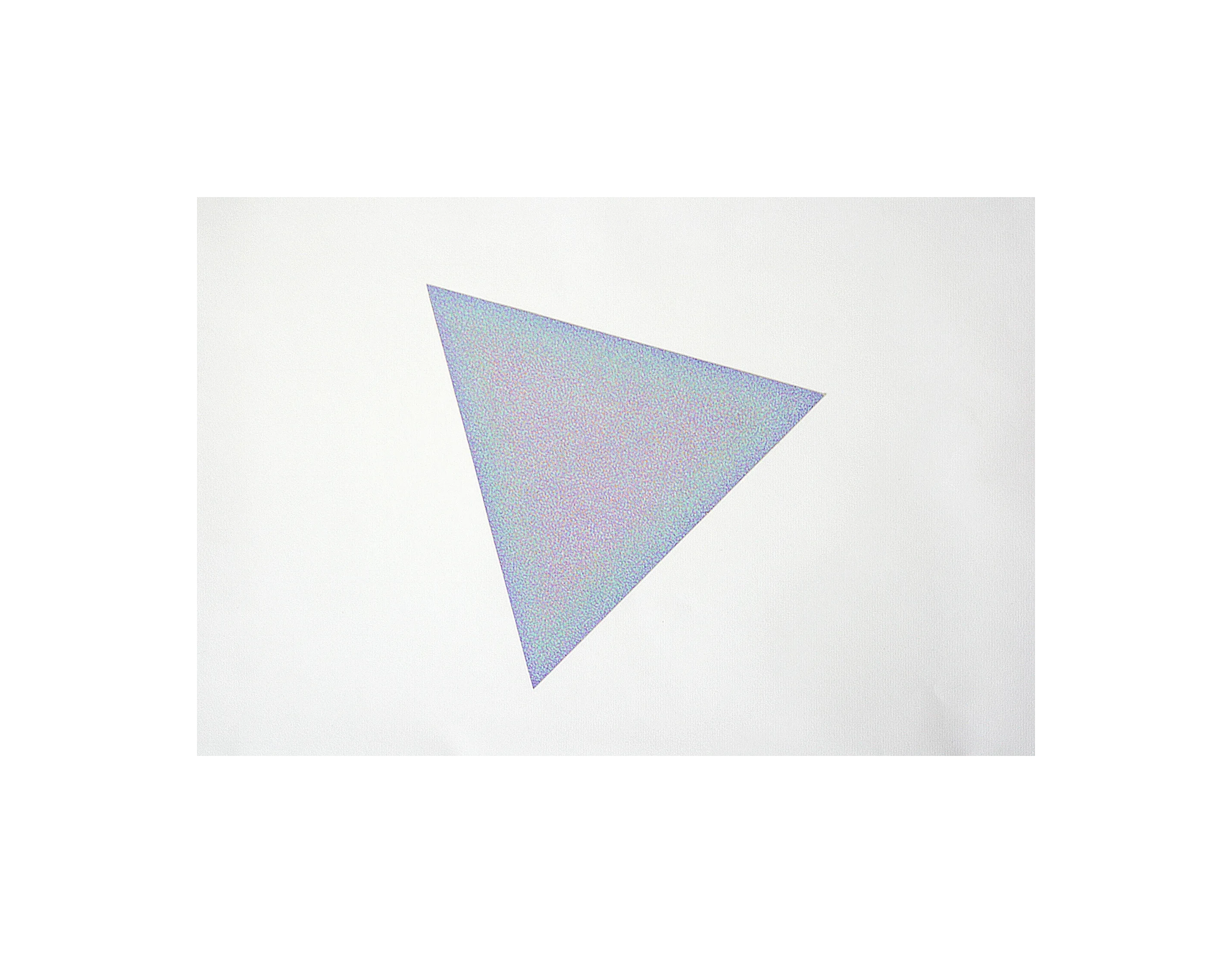 Bernward Heinze: Gepunktet, 1975, 20 x 20 x 20 cm, Tempera auf Karton