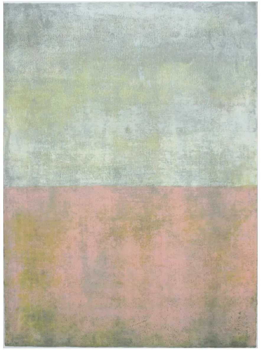 Bernward Heinze: Beschmutze deine Farbe, 2015, 78 x 57 cm, Ölpastell auf Büttenpapier