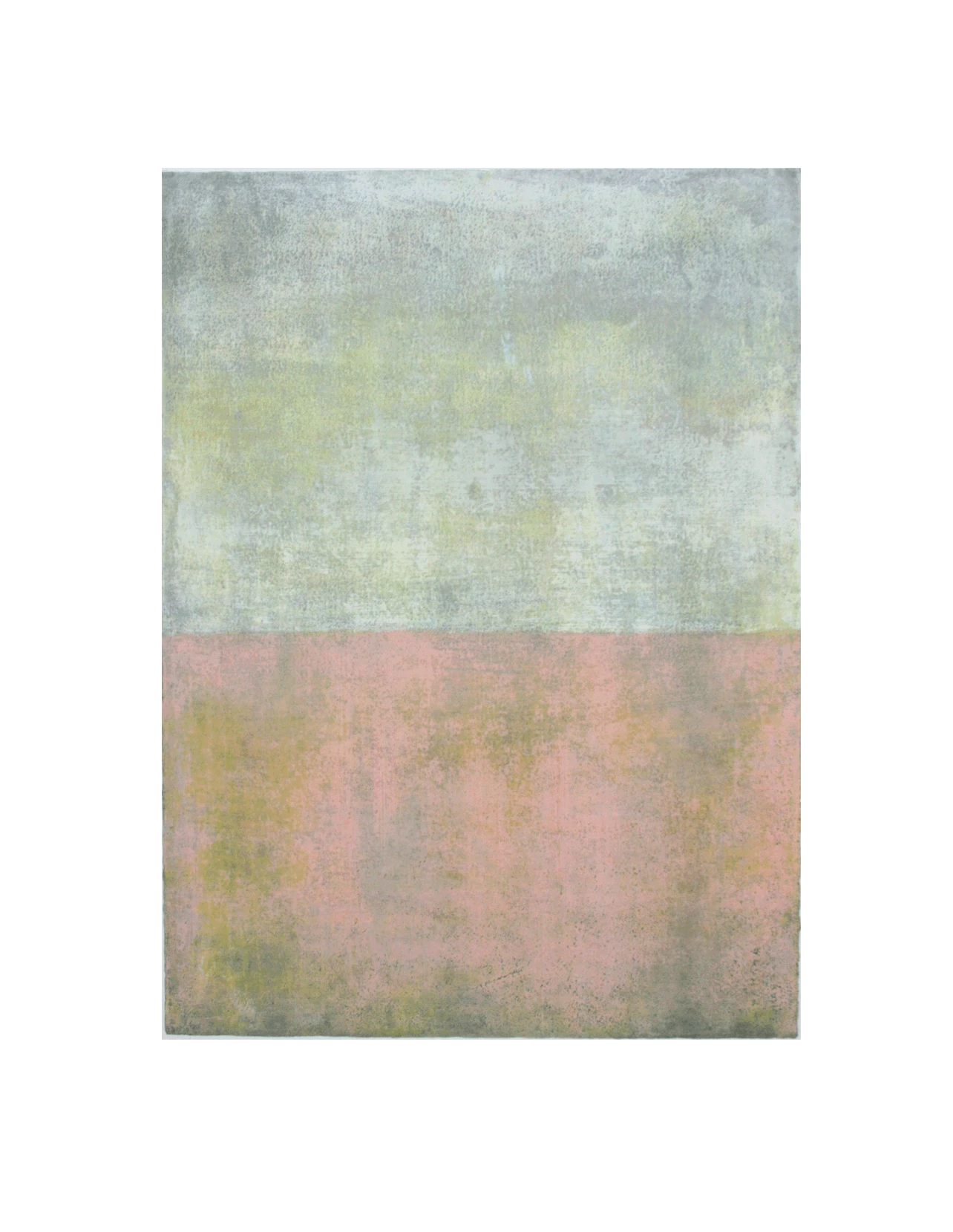 Bernward Heinze: Beschmutze deine Farbe, 2015, 78 x 57 cm, Ölpastell auf Büttenpapier