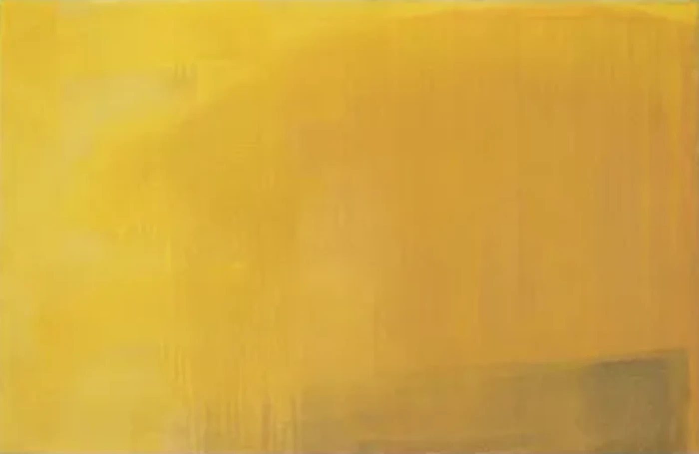 Bernward Heinze: Ohne Titel (Kadmiumgelb hell), 1994, 115 x 180 cm, Ölfarbe auf Leinwand