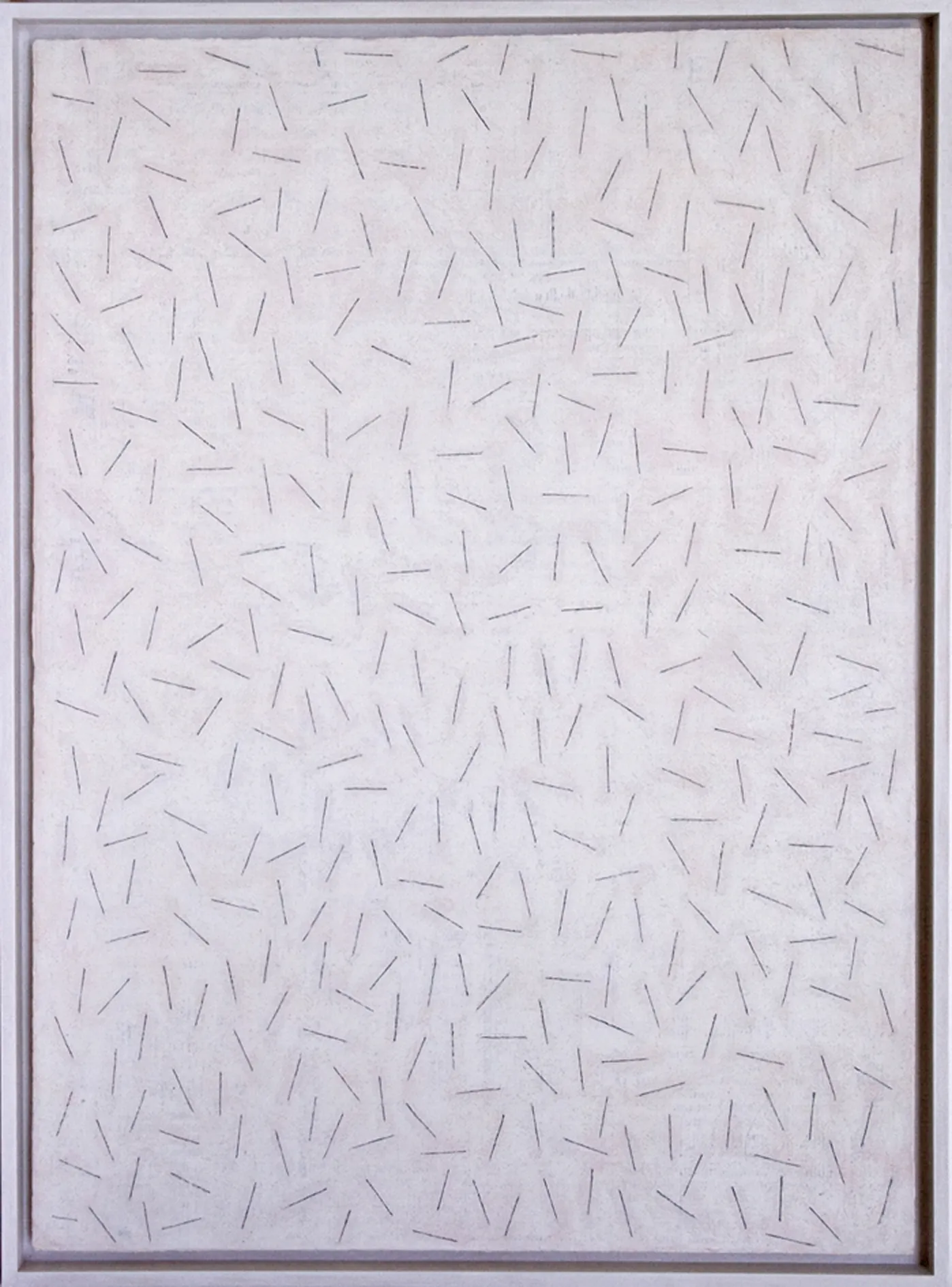 Bernward Heinze: Peshawar, 2019, 78 x 56,5 cm, Wachsöl und Bleistift auf Büttenpapier