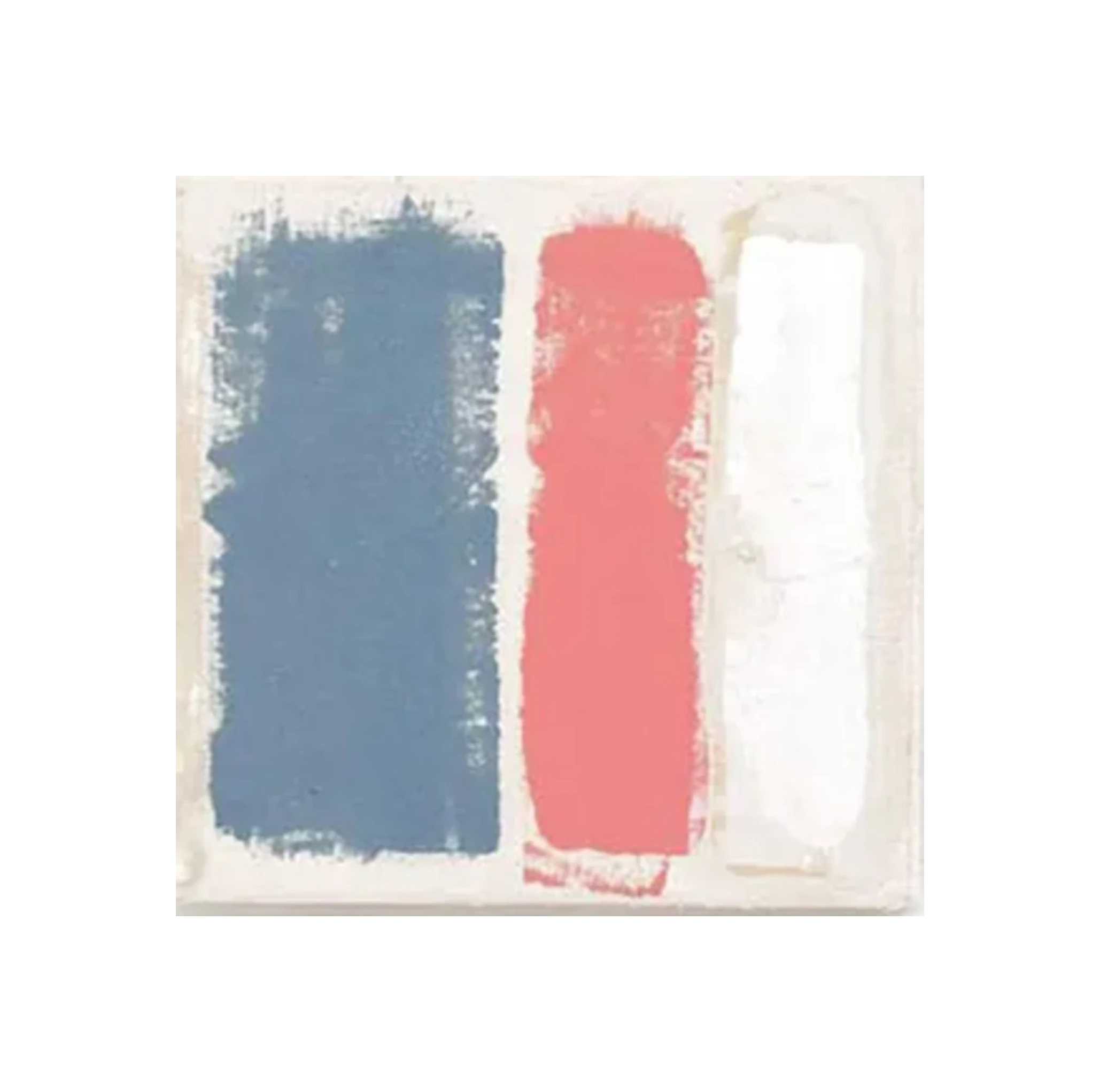 Bernward Heinze: Studie, 2007, 23 x 23 cm, Ölfarbe auf ungrundiertem Nessel