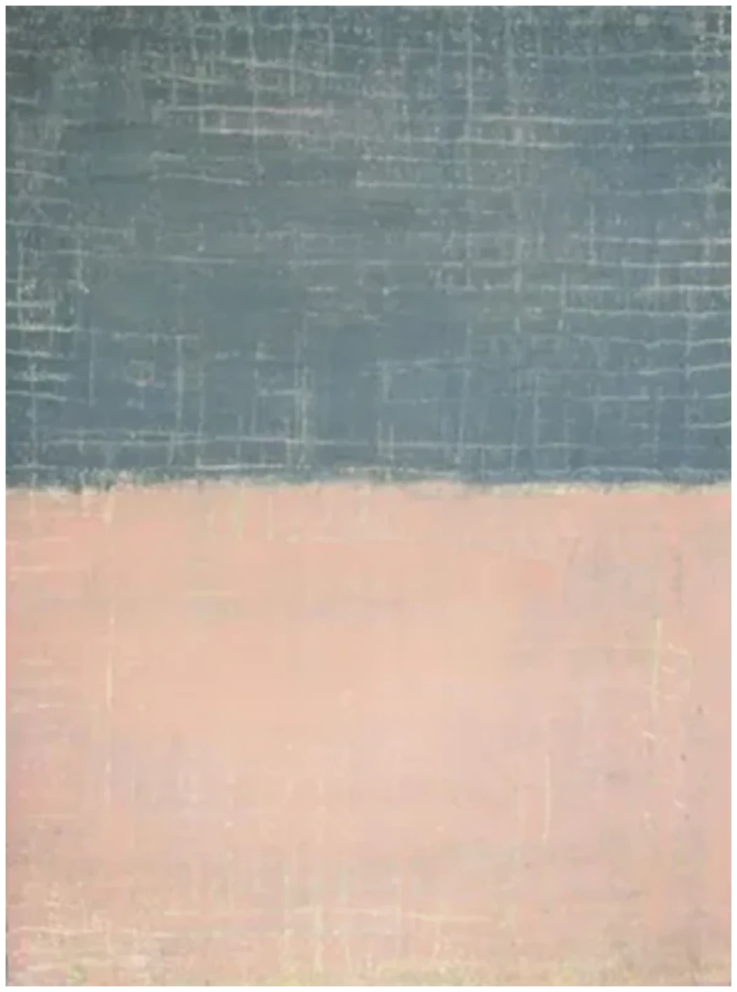 Bernward Heinze: Grau und Indischrosa, 2015, 78 x 57 cm, Ölpastell auf Büttenpapier
