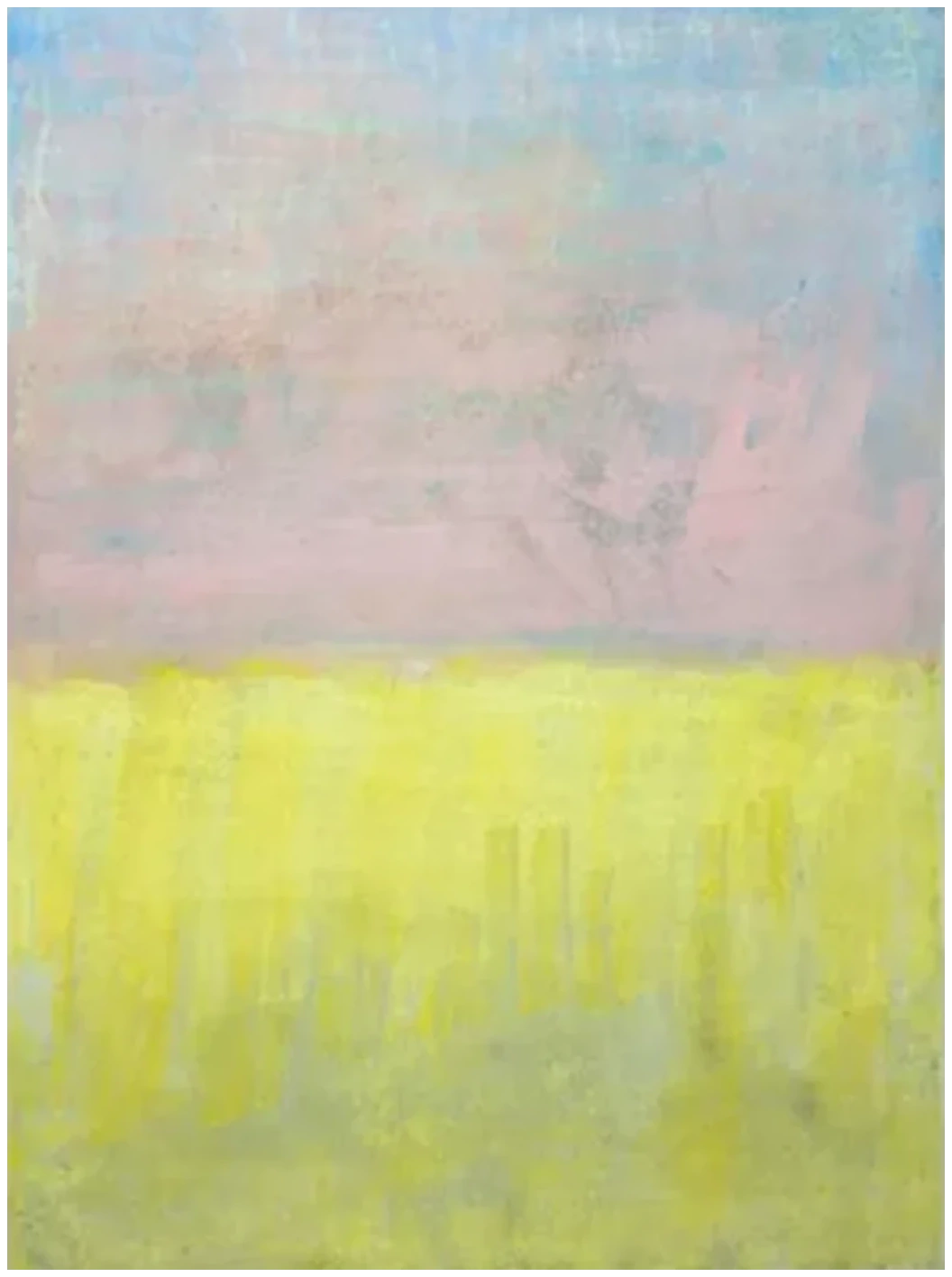 Bernward Heinze: Hommage an Van Gogh, 2012, 76 x 56 cm, Ölpastell auf Büttenpapier