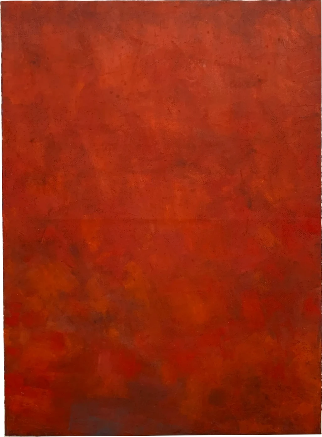 Bernward Heinze: Übermalung Pompeji, 106 x 78 cm, Ölpastell auf Aquarellpapier